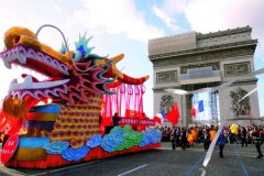 澳门太阳城赌场：伦敦的华人举行春节大游行